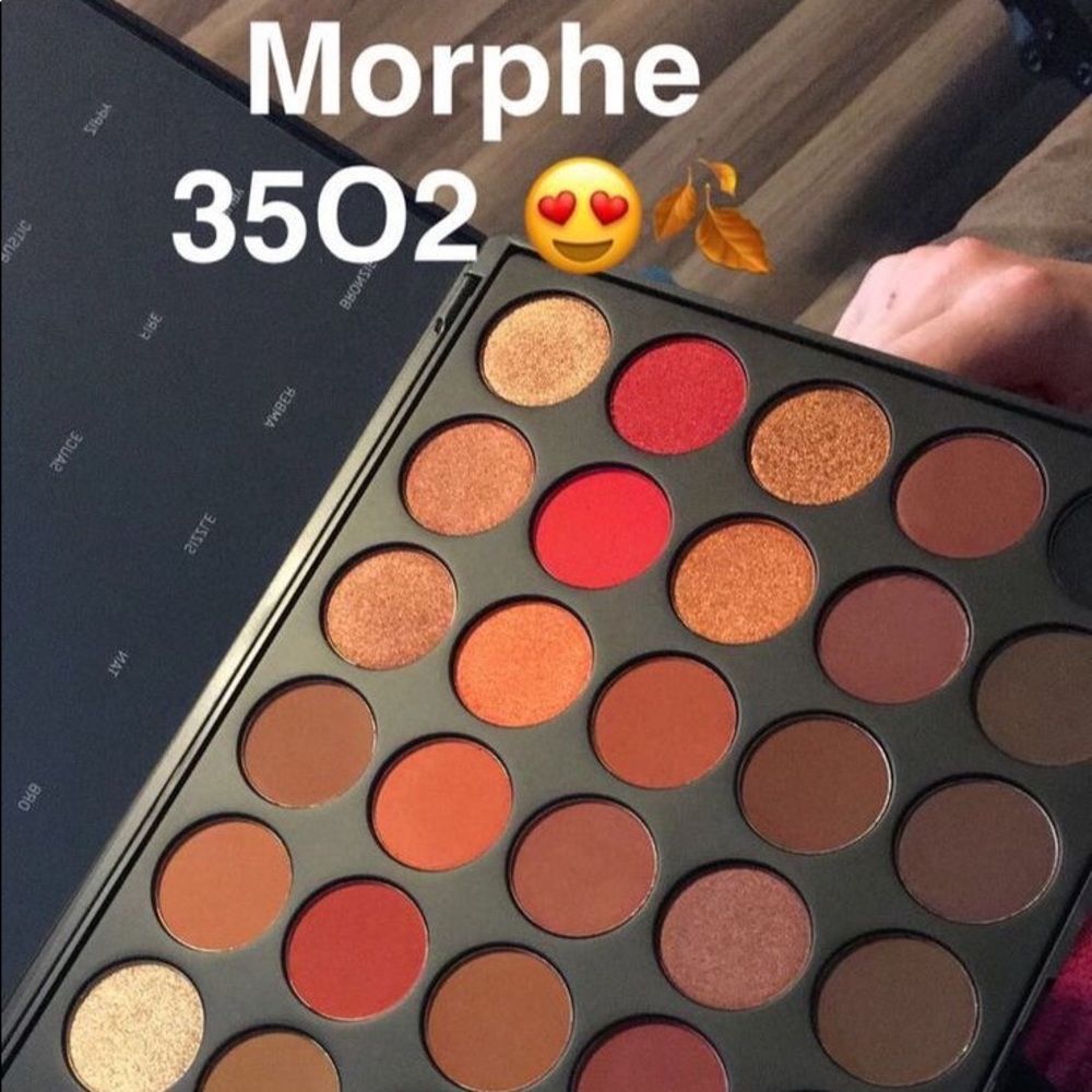 Morphe 35o warm Eyeshadow pallete 🦋